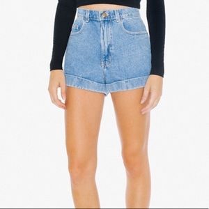 High Wasted Denim Shorts